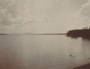 Lago Yellowstone, anni 1880 da F. Jay Haynes
