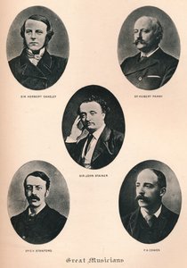 Grandi musicisti - Tavola XI, c1880, 1895 da F. Jenkins Heliog