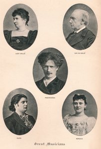 Grandi musicisti - Tavola X., c1880, 1895 da F. Jenkins Heliog
