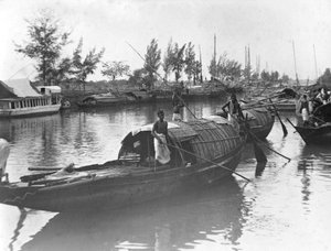 Barche, Alipore, India, 1905-1906 da F. L. Peters
