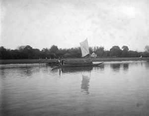 Fiume Hooghly, Alipore, India, 1905-1906 da F. L. Peters