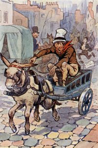 Illustrazione per David Copperfield (litografia a colori) da F. M. B. Blaikie
