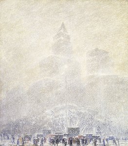 Luce eterna, Madison Square, inverno da F. Usher de Voll