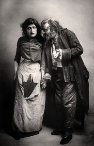 Constance Collier e Herbert Beerbohm Tree, attori inglesi