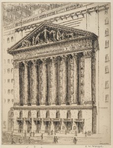 La Borsa di New York da F. W. W. Hoppe