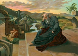 Geremia lamenta la disgrazia di Gerusalemme da F. Xumetra