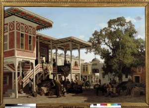 Un caravanserraglio (o carovana) a Trebisonda
