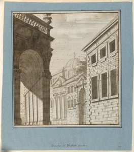 Scenografia: Città con una Loggia da Fabrizio Galliari