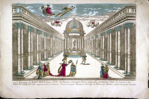 Il tempio di Bacco Illustrazione per l