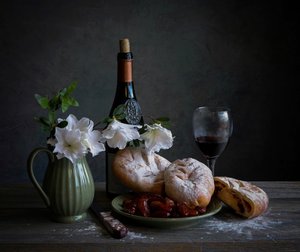 Vino e pane rustici