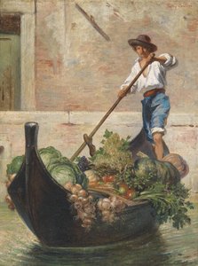 Venditore di verdure veneziano da Fanny Carlini
