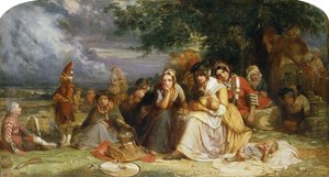 Dopo la battaglia di Prestonpans, 21 settembre 1745, 1849 da Fanny McIan