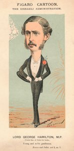 Lord George Hamilton, M.P., c1870 da Faustin