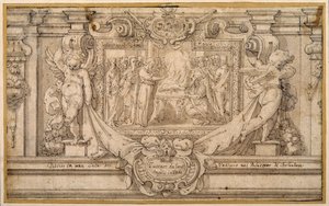 La Pasqua da Federico (studio of) Zuccaro