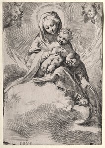 Madonna tra le nuvole, c. 1581