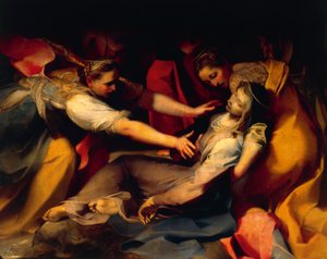 Svenimento della Vergine, dettaglio dalla 