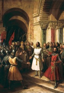 Goffredo di Buglione eletto re di Gerusalemme il 23 luglio 1099 - 1839 da Federico de Madrazo y Kuntz