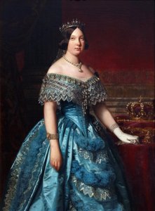 Ritratto di Isabella II di Spagna da Federico de Madrazo y Kuntz