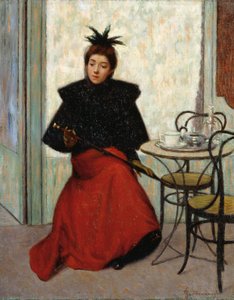Al caffè, di Federico Zandomeneghi da Federigo Zandomeneghi