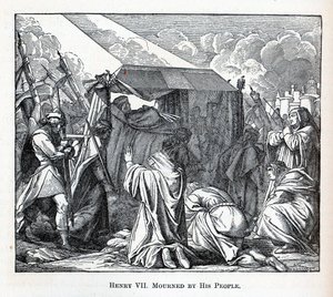 Enrico VII pianto dal suo popolo, 1882
