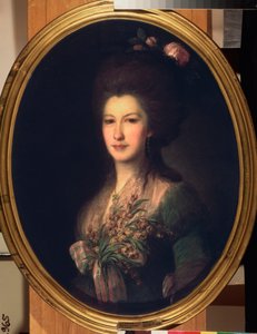 Ritratto della contessa Elisabeth Santi da Fedor Stepanovich Rokotov