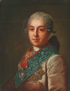 Ritratto del Conte Mikhail Mikhaylovich Golitsyn 1731-1806, 1774 da Fedor Stepanovich Rokotov