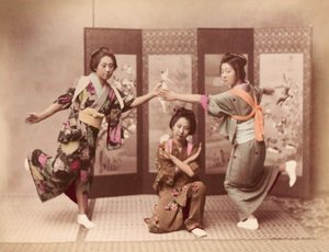 Ragazze che ballano c.1895