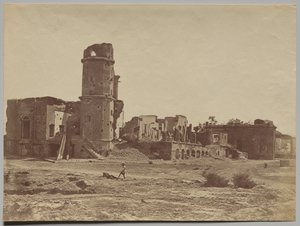 La Residenza, vista dalla Batteria Redan da Felice A. Beato