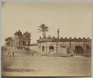 Il Secundra Bagh, mostrando la breccia e la porta