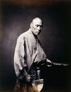 Un samurai giapponese, c.1864-1866