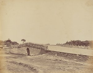 Ponte di Palichian Vicino a Pechino, la Scena della Lotta con le Truppe Imperiali Cinesi, 21 Settembre 1860 da Felice Beato