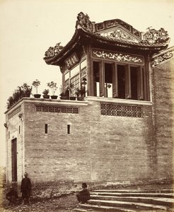 [Casa del mercante cinese, Canton, Cina]. da Felice Beato