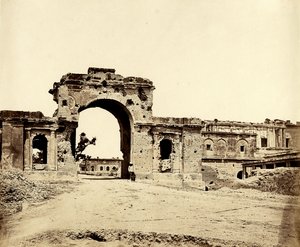 Portale che conduce alla Residenza, Lucknow, 1858