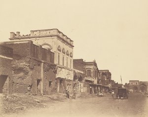 [Casa in cui il re era confinato nel palazzo]. da Felice Beato