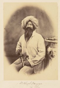 Tenente colonnello Brasyer, 14° Sikh da Felice Beato