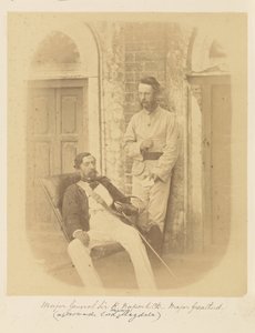 Maggior Generale Sir R. Napier, K.C.B., e Maggiore Greatherd da Felice Beato
