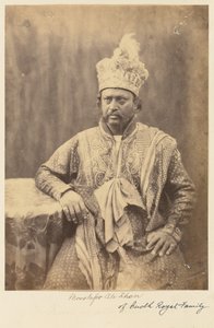 Moostafor Ali Khan della famiglia reale di Oudh da Felice Beato