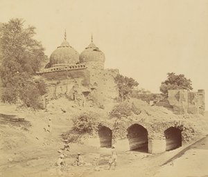 Moschea vicino alla Batteria della Dogana da Felice Beato