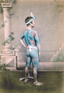 Sposo giapponese tatuato betto, Giappone, 1882 da Felice Beato