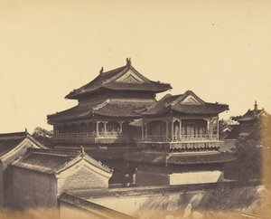 Tempio di Confucio, Pechino, ottobre 1860 da Felice Beato