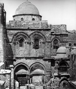 La Chiesa del Santo Sepolcro, 1857 da Felice Beato