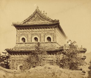 Il Grande Palazzo Imperiale di Porcellana (Yuan Ming Yuan), Pechino, Ottobre 1860 da Felice Beato