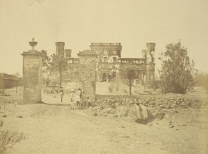 Il Khurshid Munzil o Casa del 32° Mess da Felice Beato