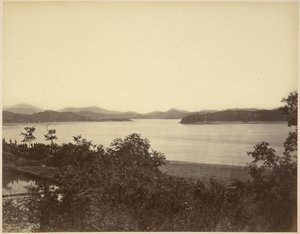 Vista da Fort Monocacy con Fort McKee in lontananza da Felice Beato