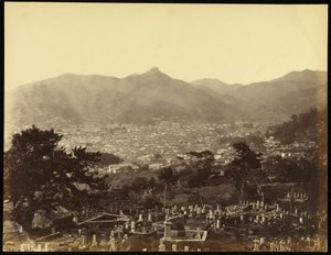 Vista di Nagasaki dalla collina della batteria