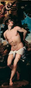 Il martirio di San Sebastiano Dipinto di Felice Riccio detto Brusasorzi (1539-1605) XVI secolo Collezione privata da Felice Brusasorci