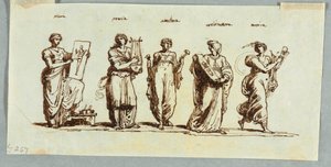 Figure allegoriche delle arti da Felice Giani