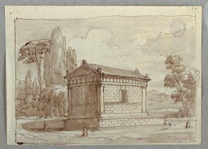 Tempio Classico in un Paesaggio da Felice Giani