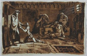 Morte del conte Ugolino e dei suoi figli da Felice Giani