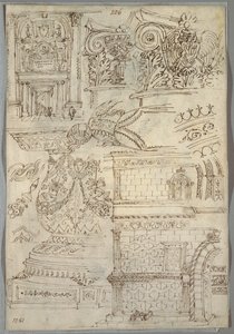 Studio Decorativo; Verso: Studio Anatomico da Felice Giani